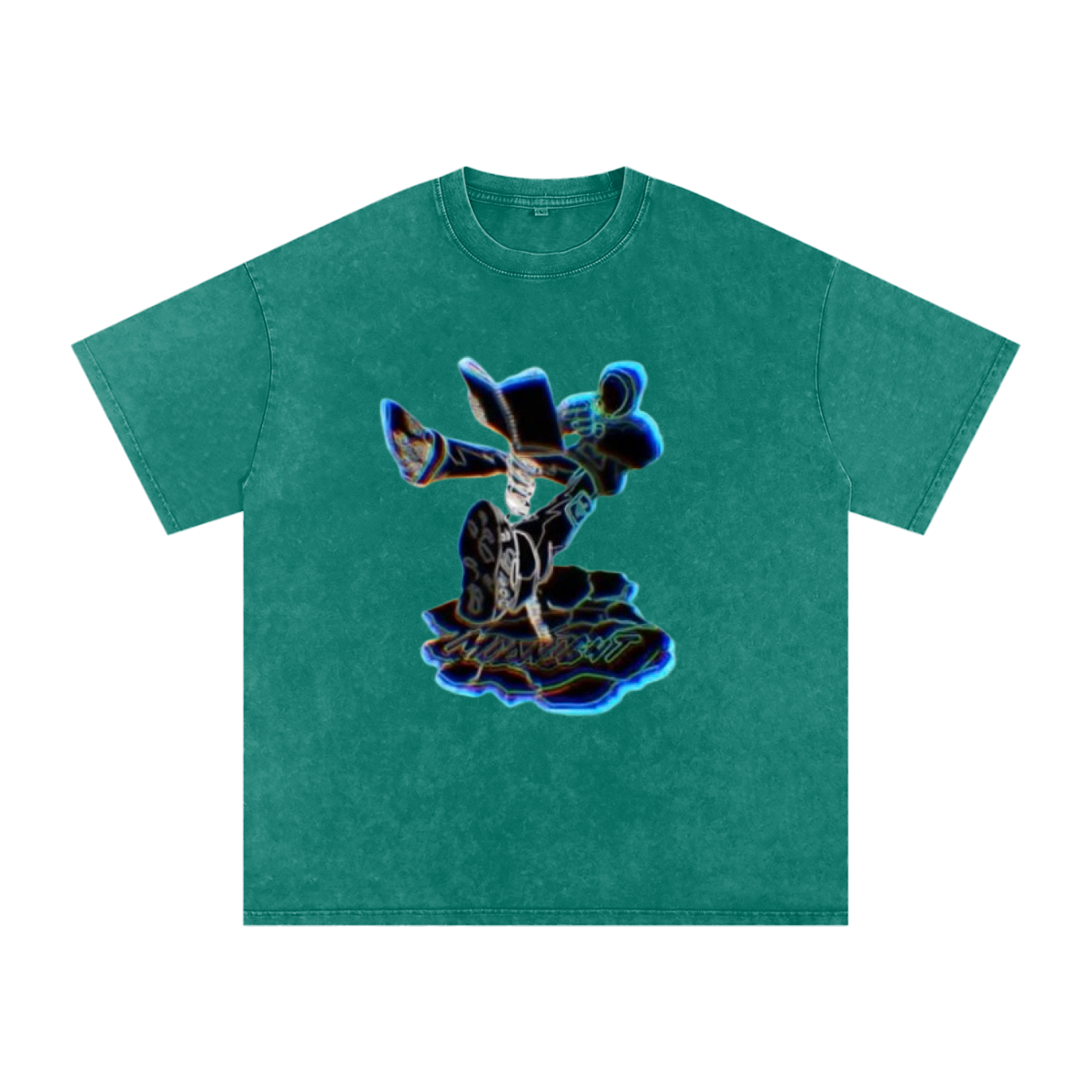 Acid Wash Oversize T-Shirt - 250 GSM