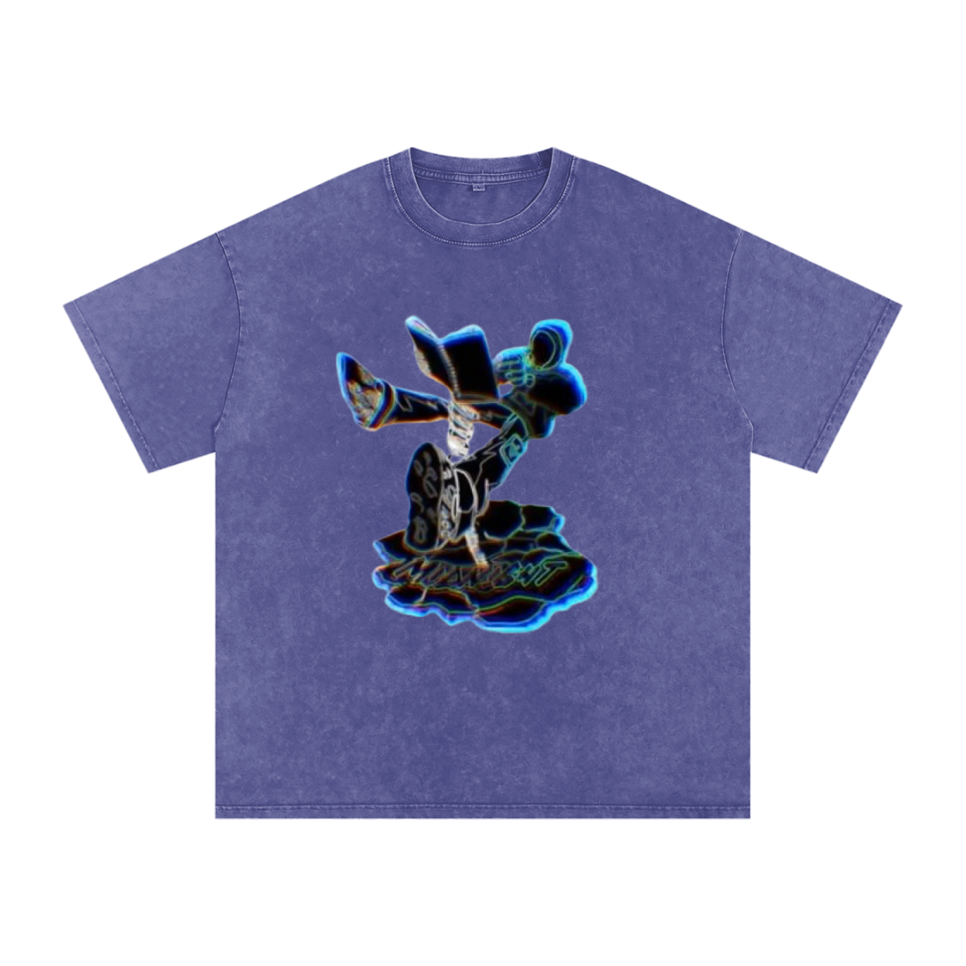 Acid Wash Oversize T-Shirt - 250 GSM