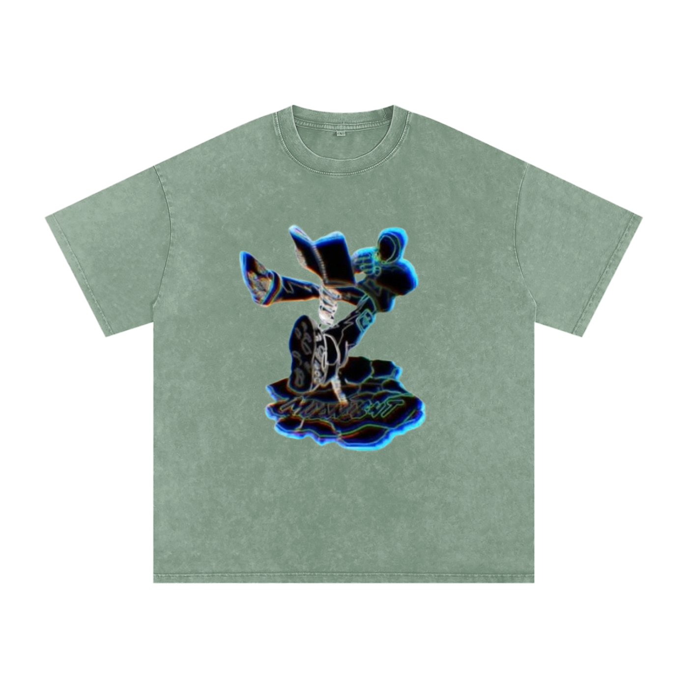 Acid Wash Oversize T-Shirt - 250 GSM