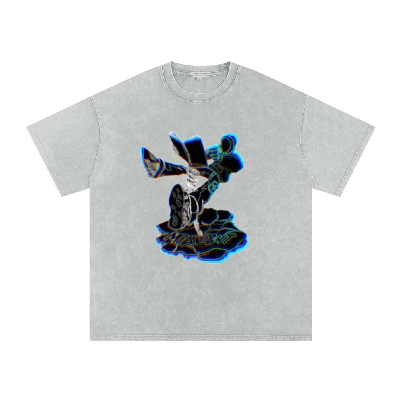 Acid Wash Oversize T-Shirt - 250 GSM