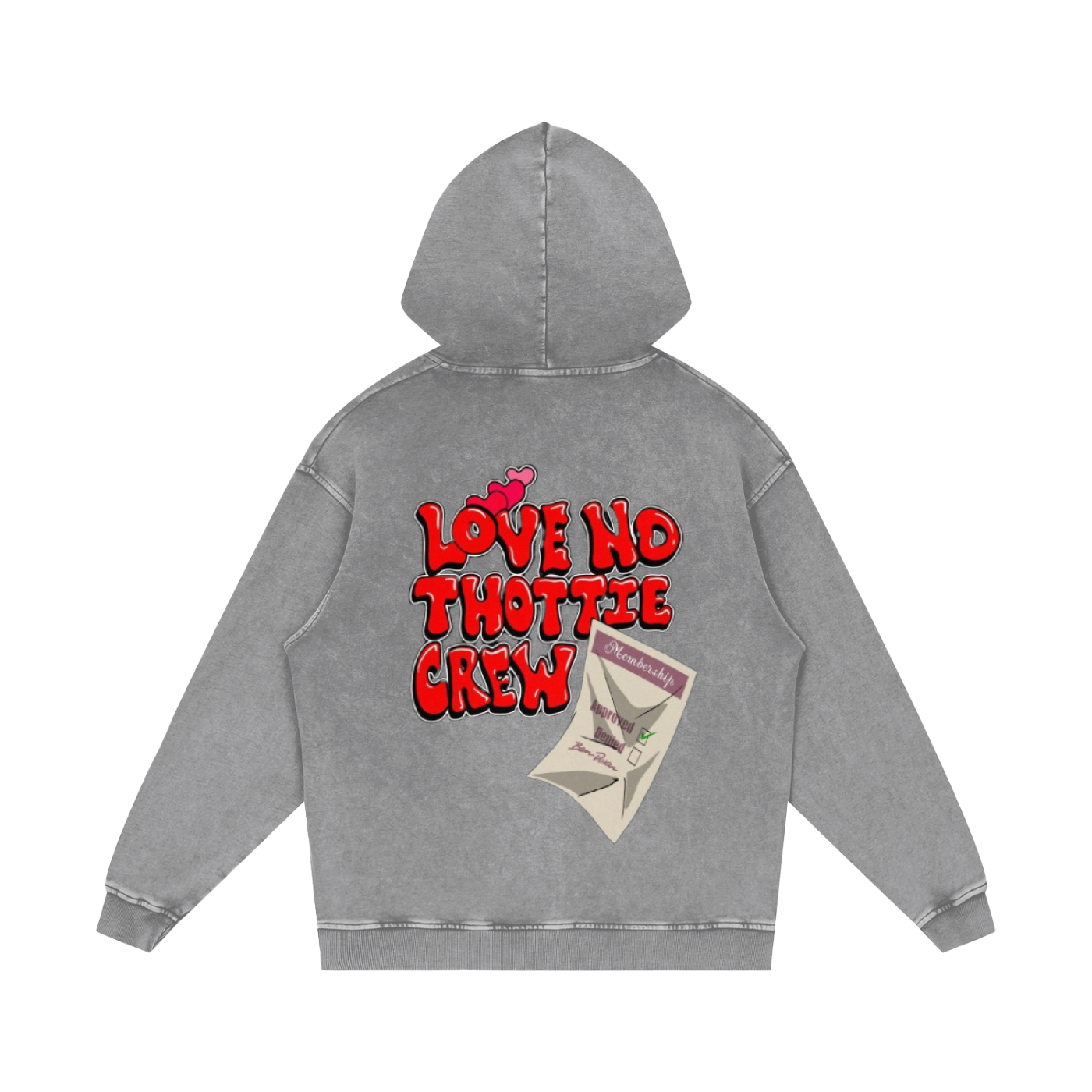 Acid Wash Oversize Hoodie - 420 GSM