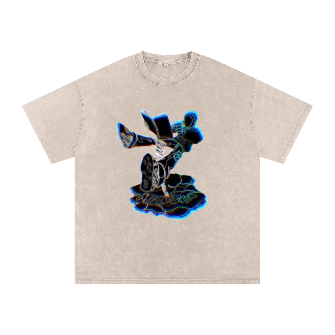 Acid Wash Oversize T-Shirt - 250 GSM