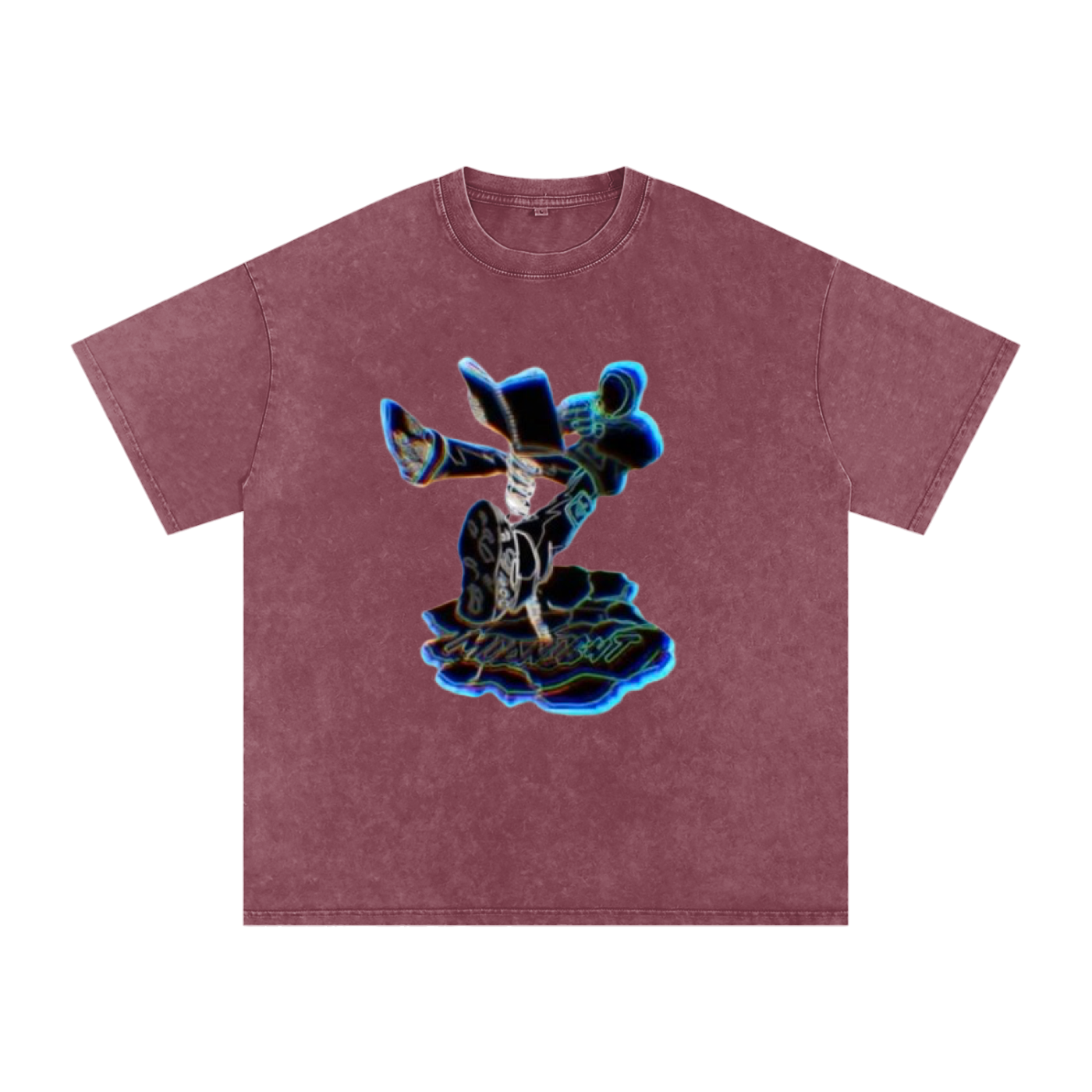 Acid Wash Oversize T-Shirt - 250 GSM