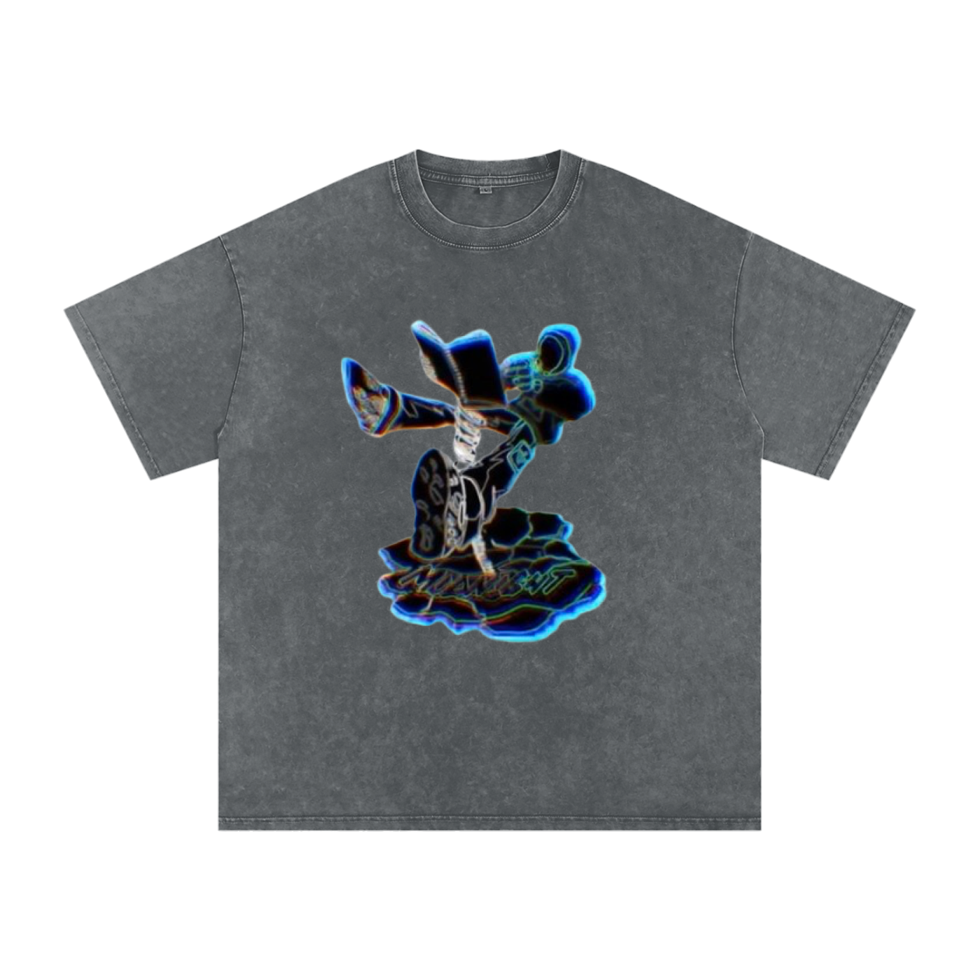 Acid Wash Oversize T-Shirt - 250 GSM