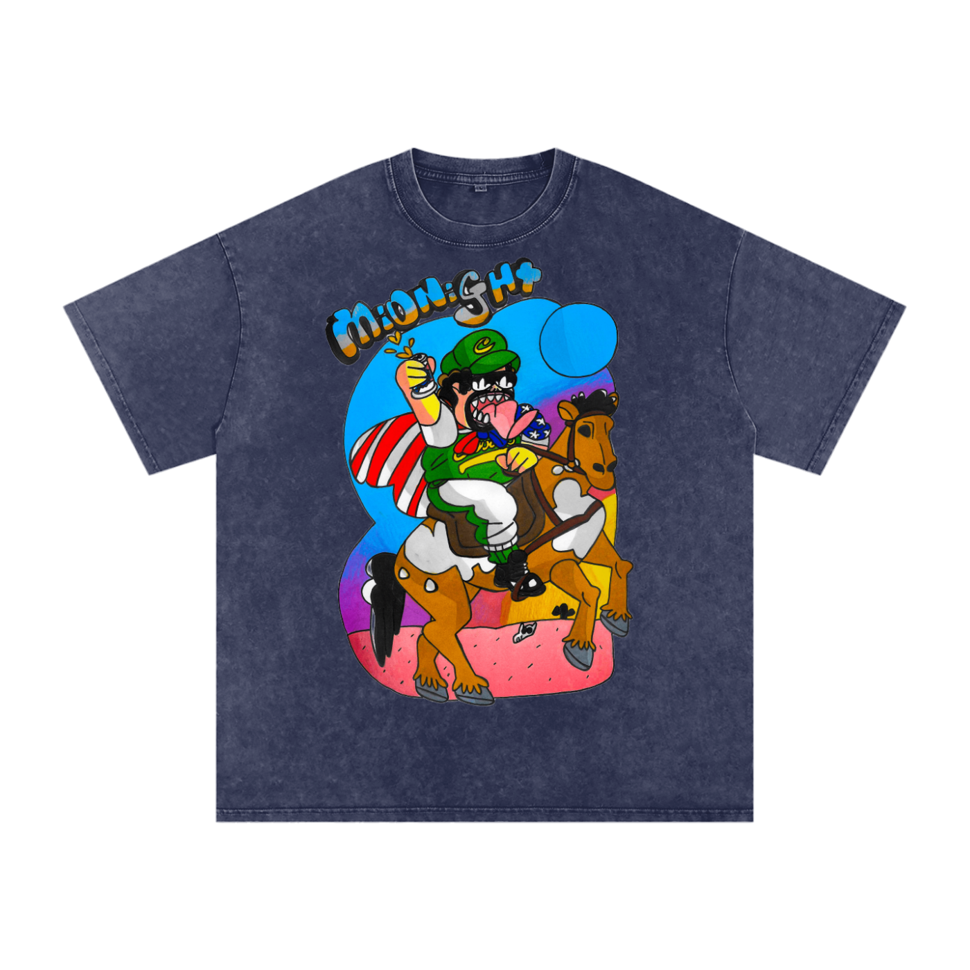 Acid Wash Oversize T-Shirt - 250 GSM