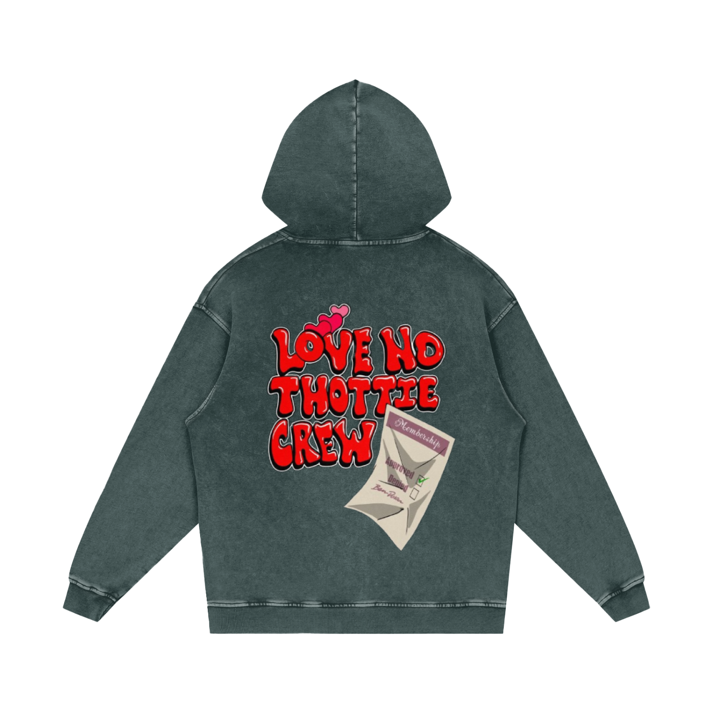 Acid Wash Oversize Hoodie - 420 GSM