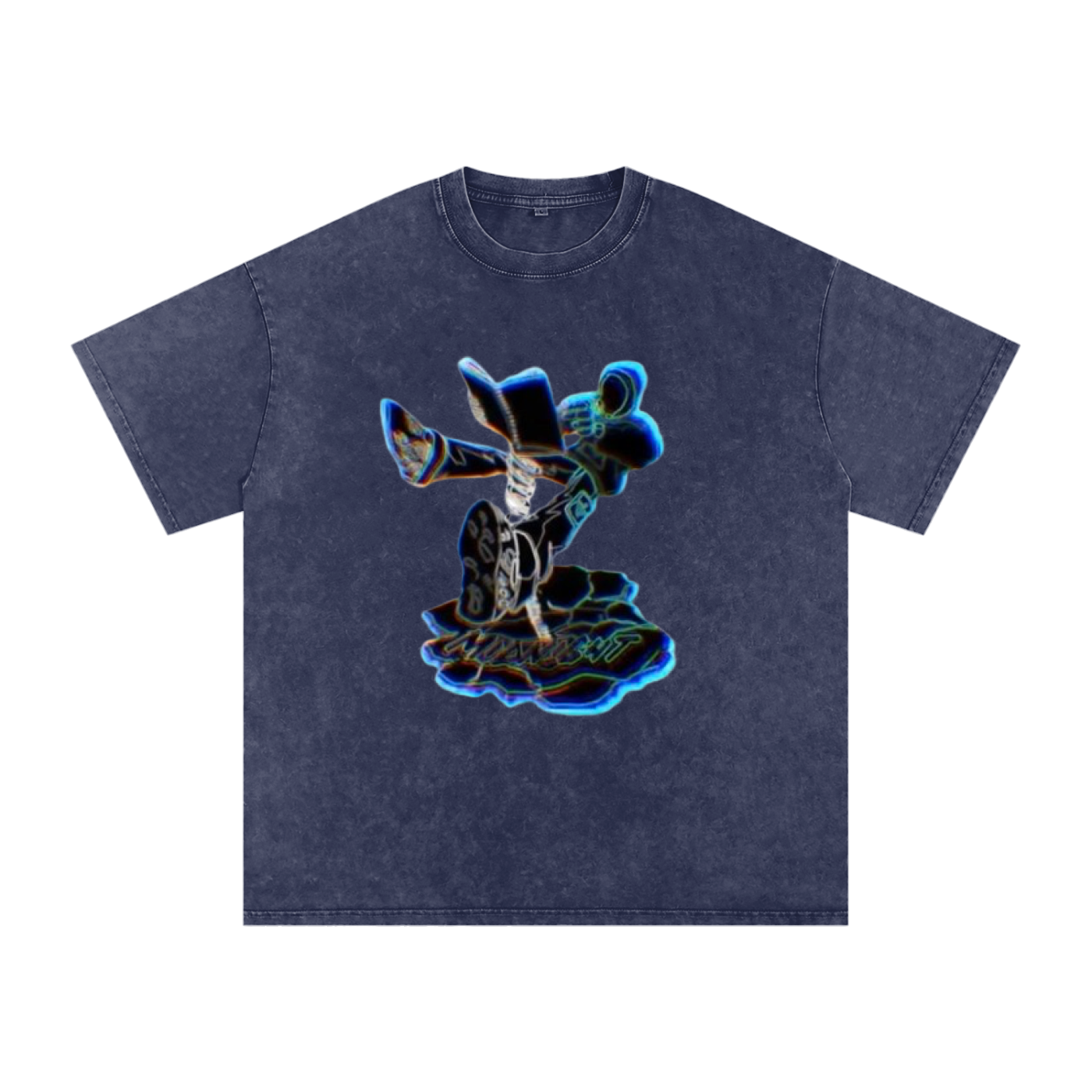 Acid Wash Oversize T-Shirt - 250 GSM