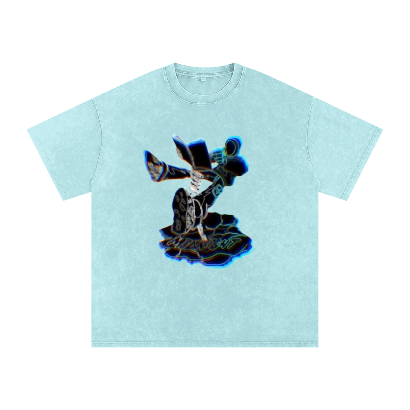 Acid Wash Oversize T-Shirt - 250 GSM