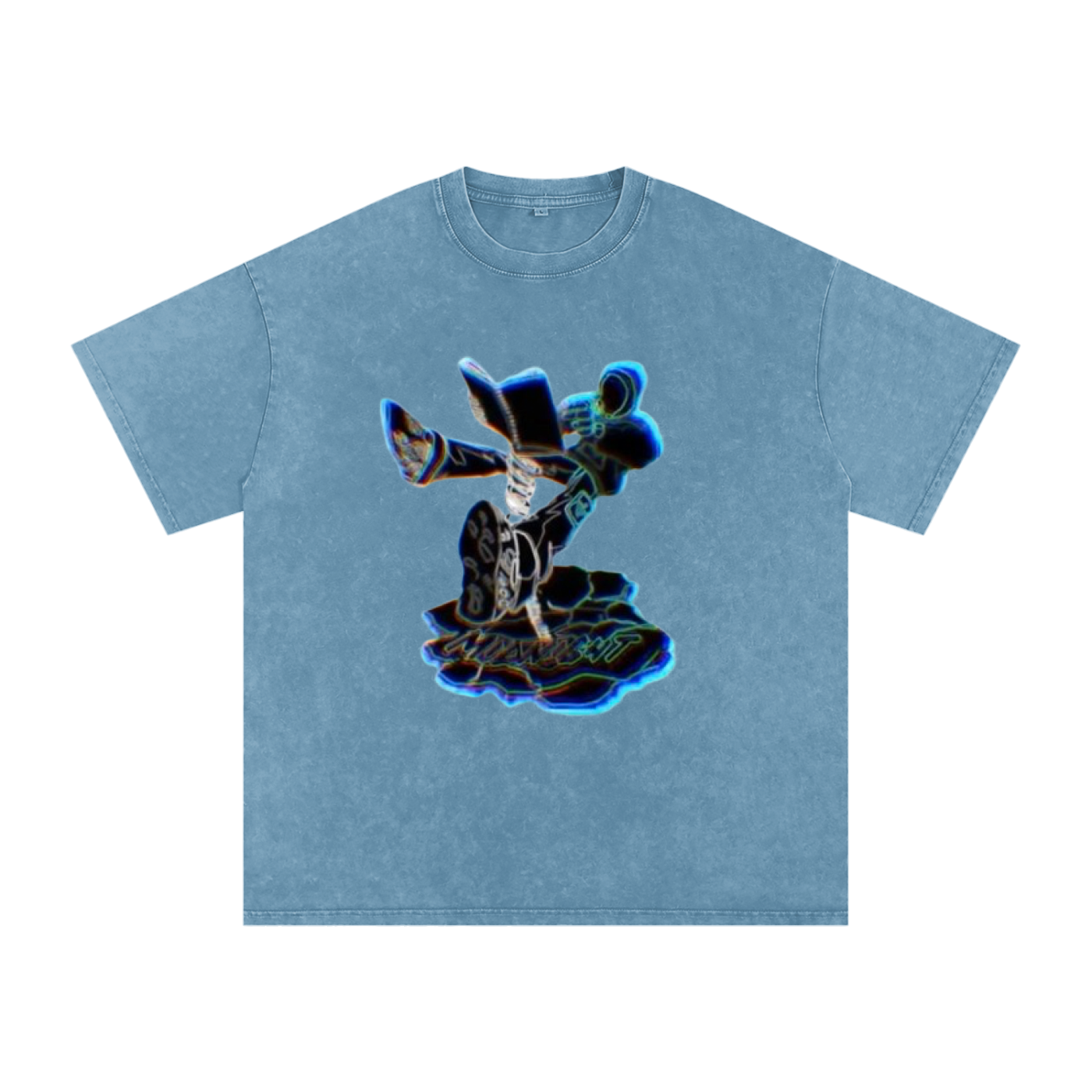 Acid Wash Oversize T-Shirt - 250 GSM