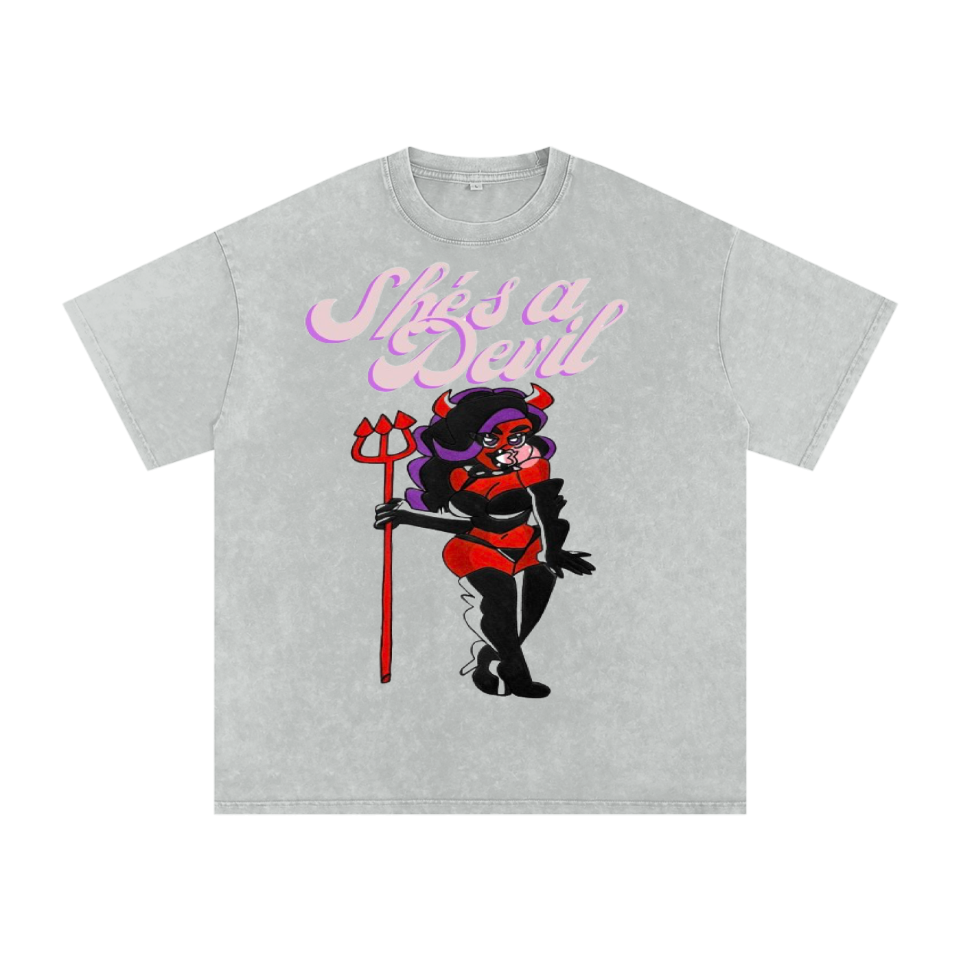 Acid Wash Oversize T-Shirt - 250 GSM