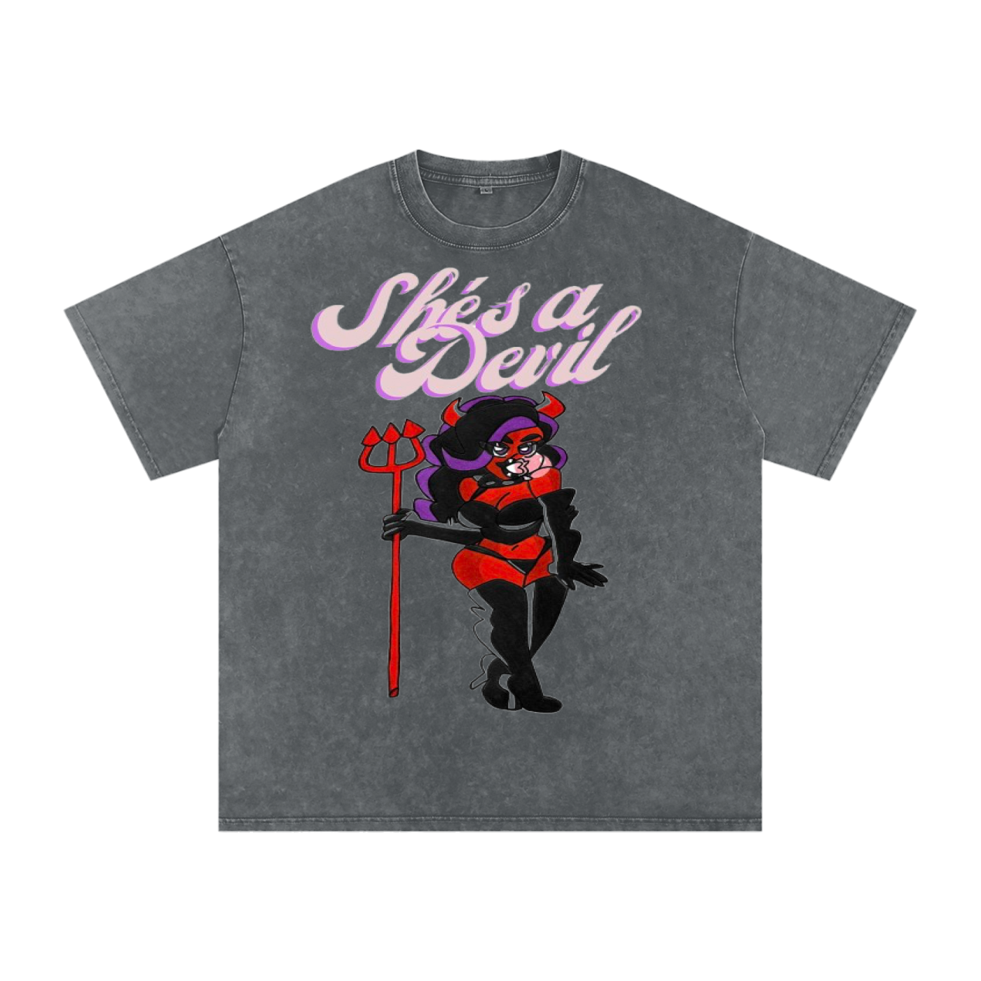 Acid Wash Oversize T-Shirt - 250 GSM
