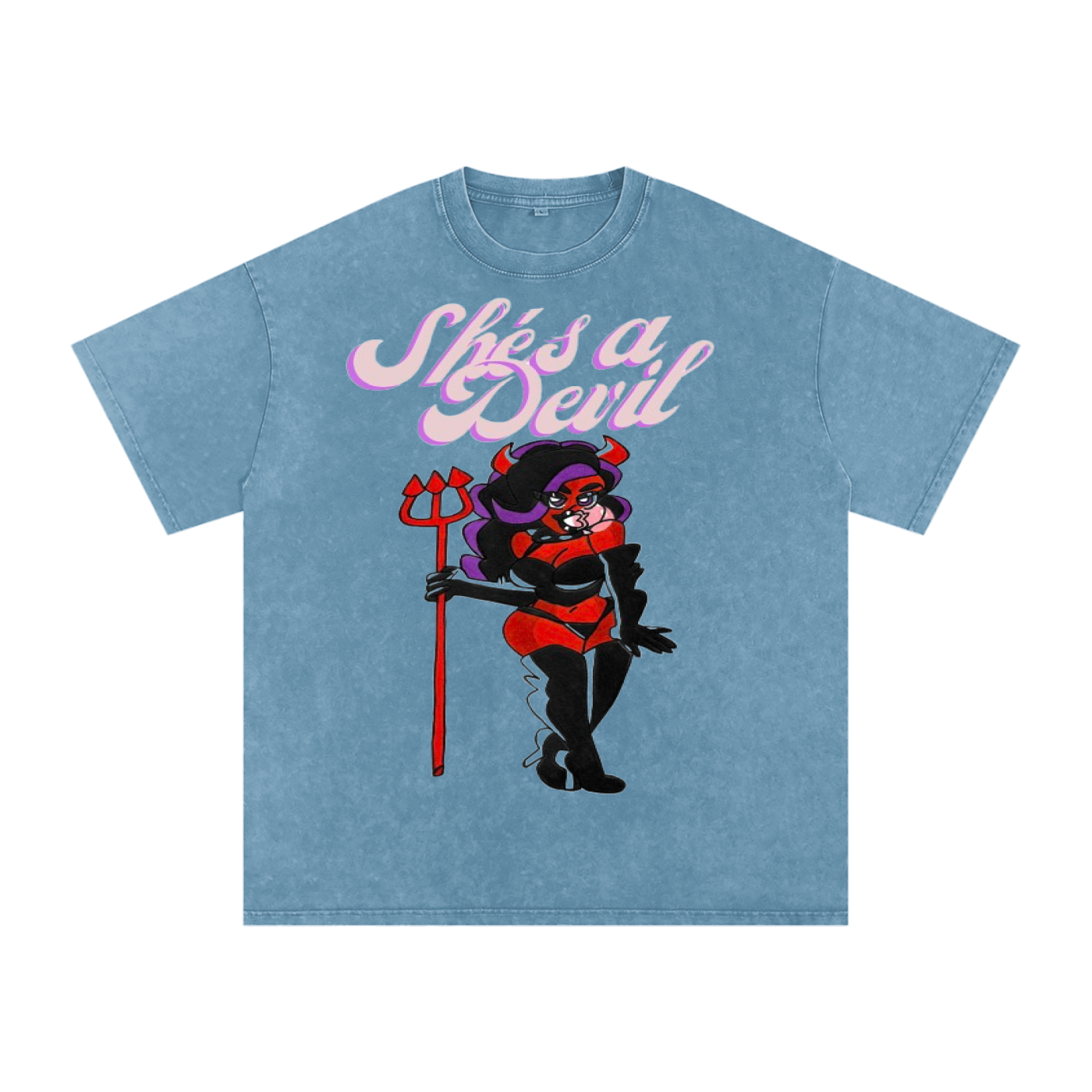 Acid Wash Oversize T-Shirt - 250 GSM