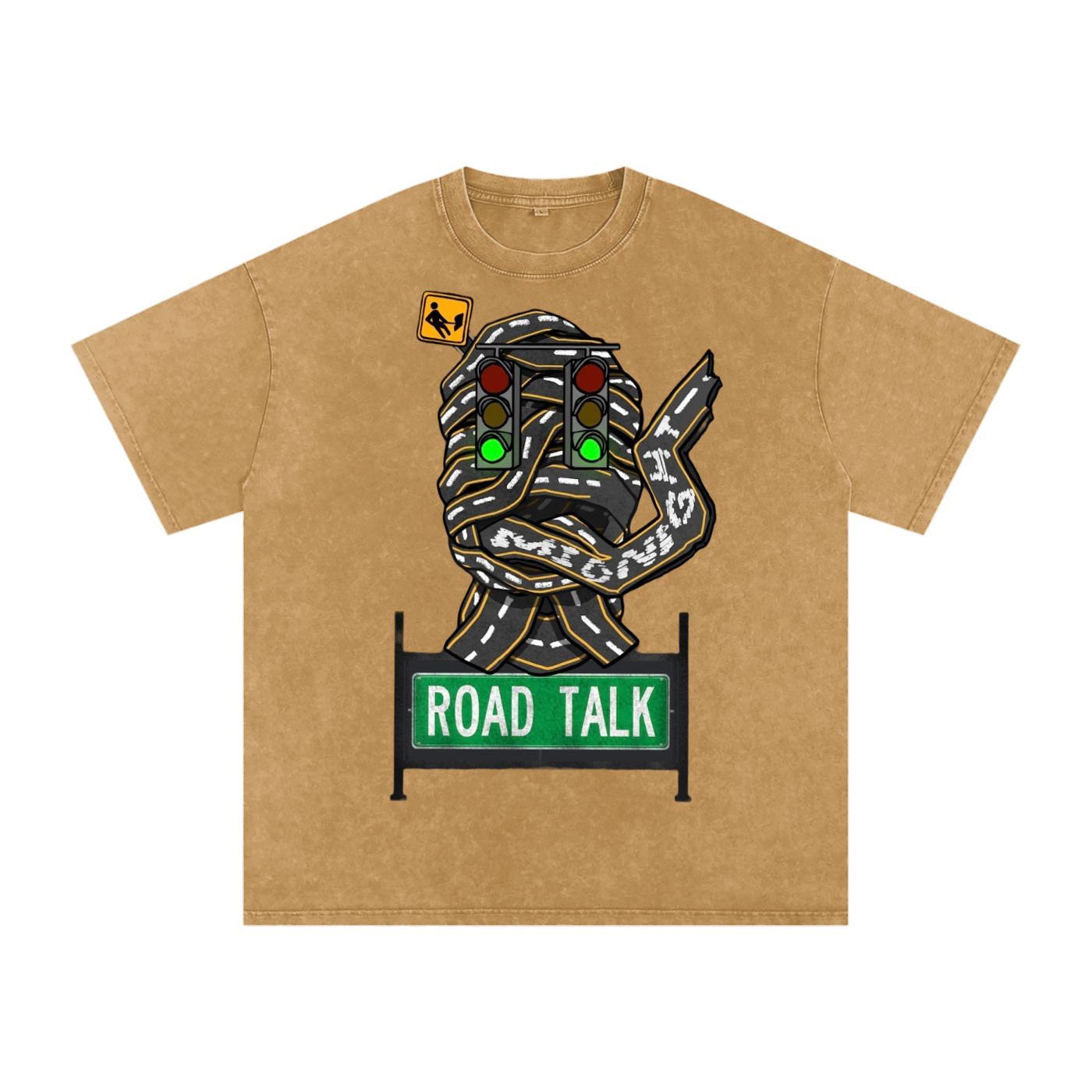 Acid Wash Oversize T-Shirt - 250 GSM