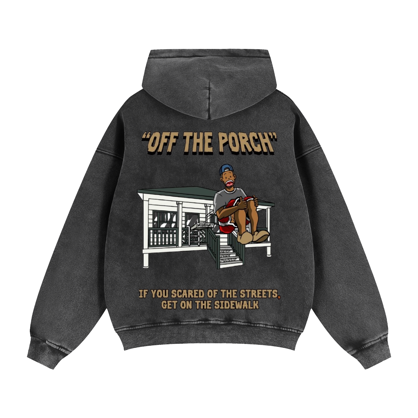 Zip-Through Boxy Fleece Hoodie