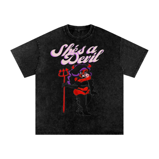 Acid Wash Oversize T-Shirt - 250 GSM