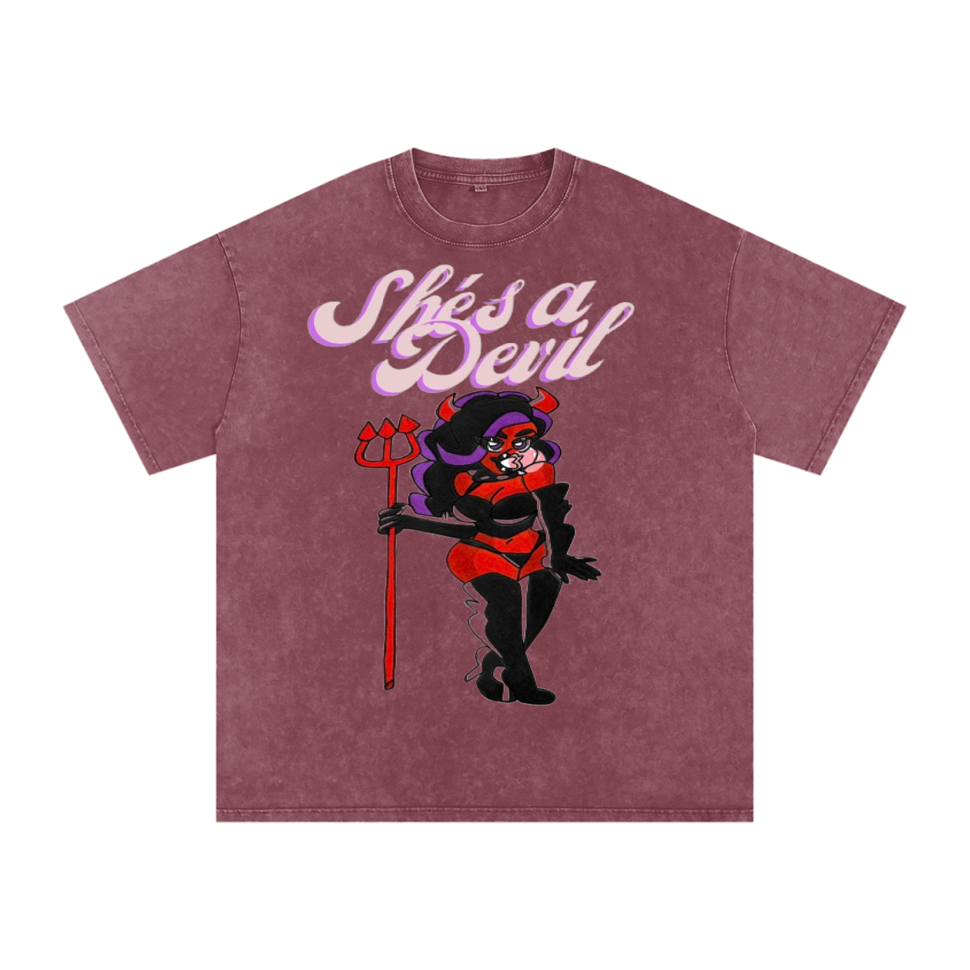Acid Wash Oversize T-Shirt - 250 GSM