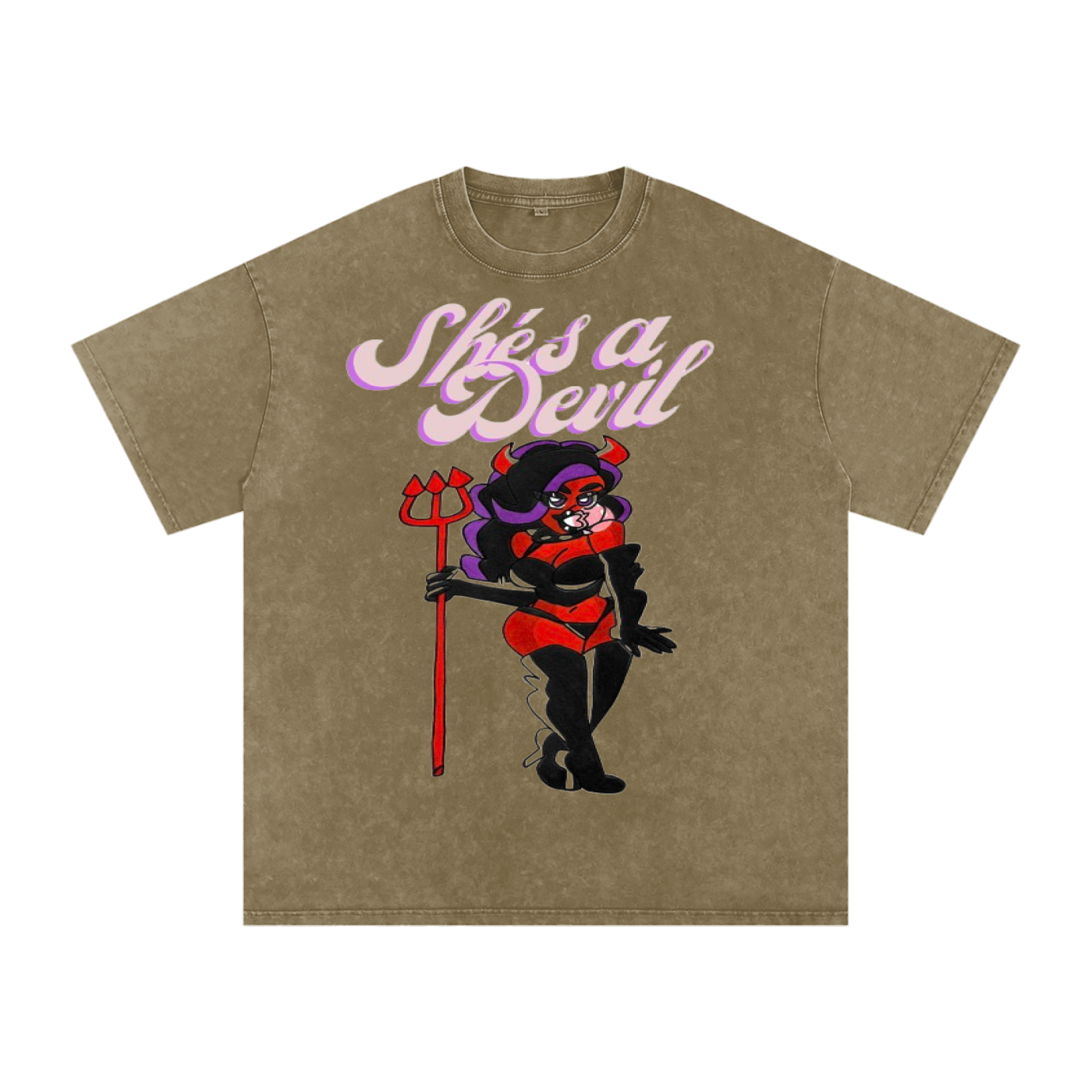Acid Wash Oversize T-Shirt - 250 GSM