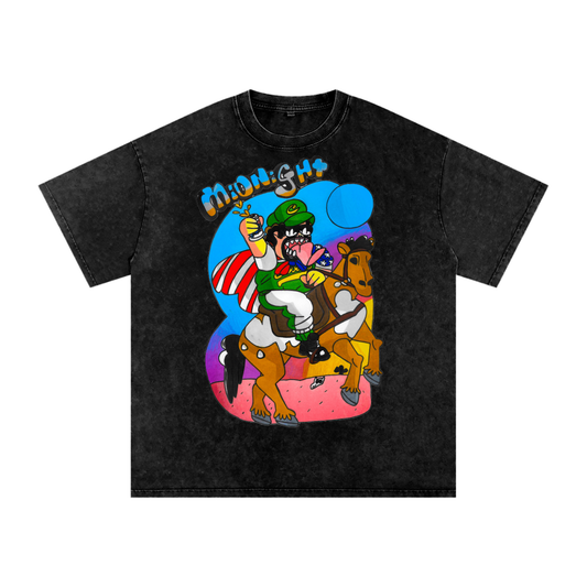 Acid Wash Oversize T-Shirt - 250 GSM