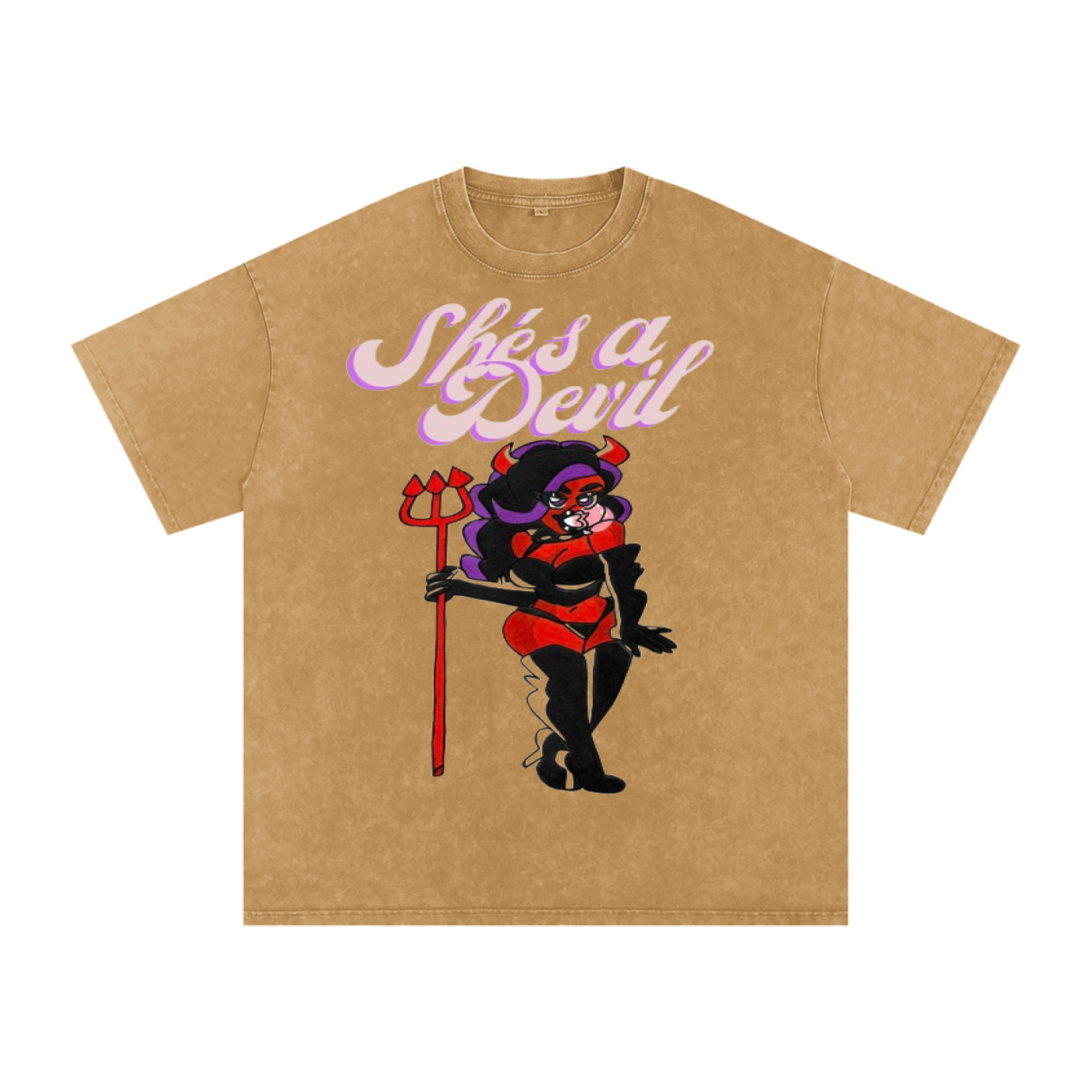Acid Wash Oversize T-Shirt - 250 GSM