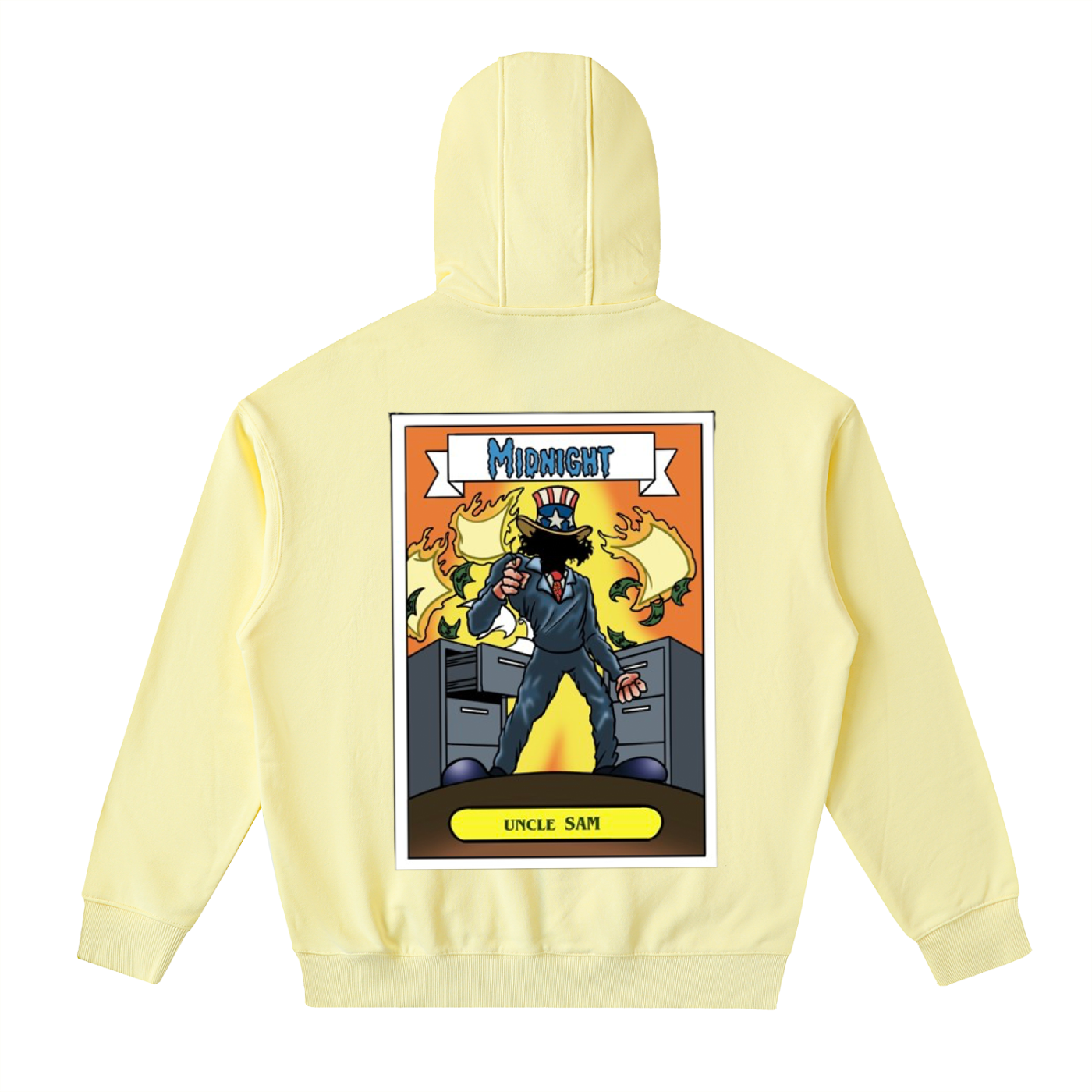 Drop-Shoulder Zip Up Hoodie