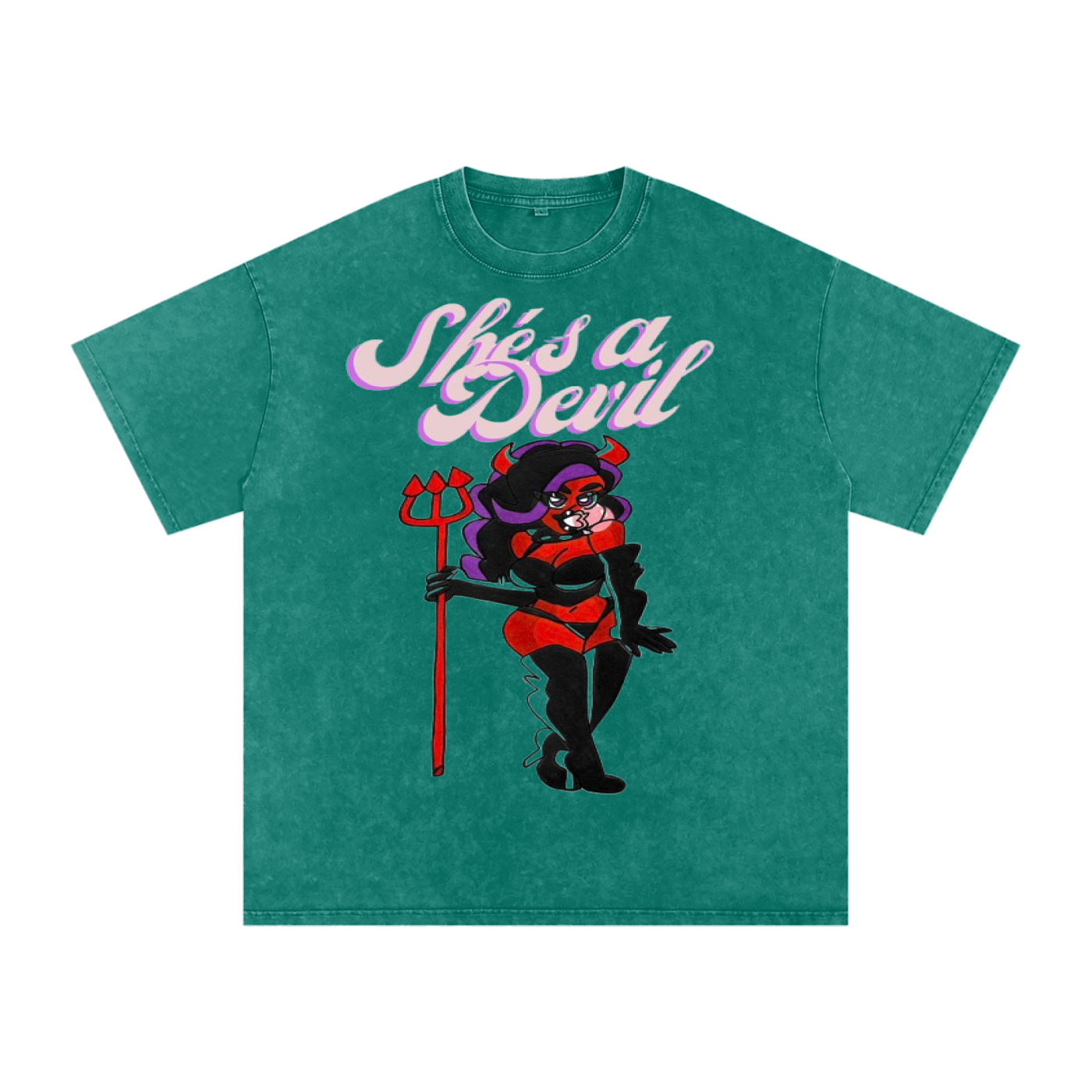 Acid Wash Oversize T-Shirt - 250 GSM