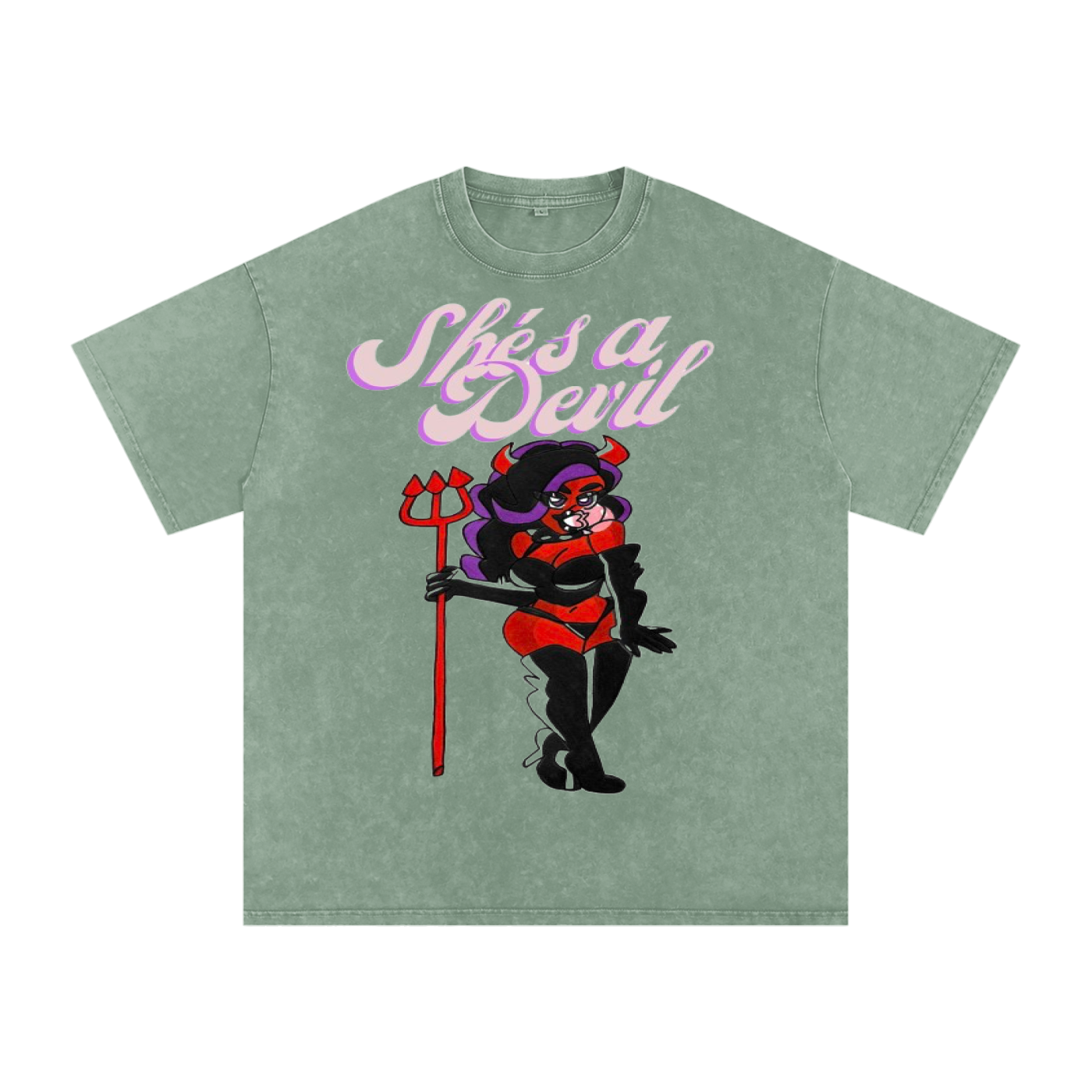 Acid Wash Oversize T-Shirt - 250 GSM
